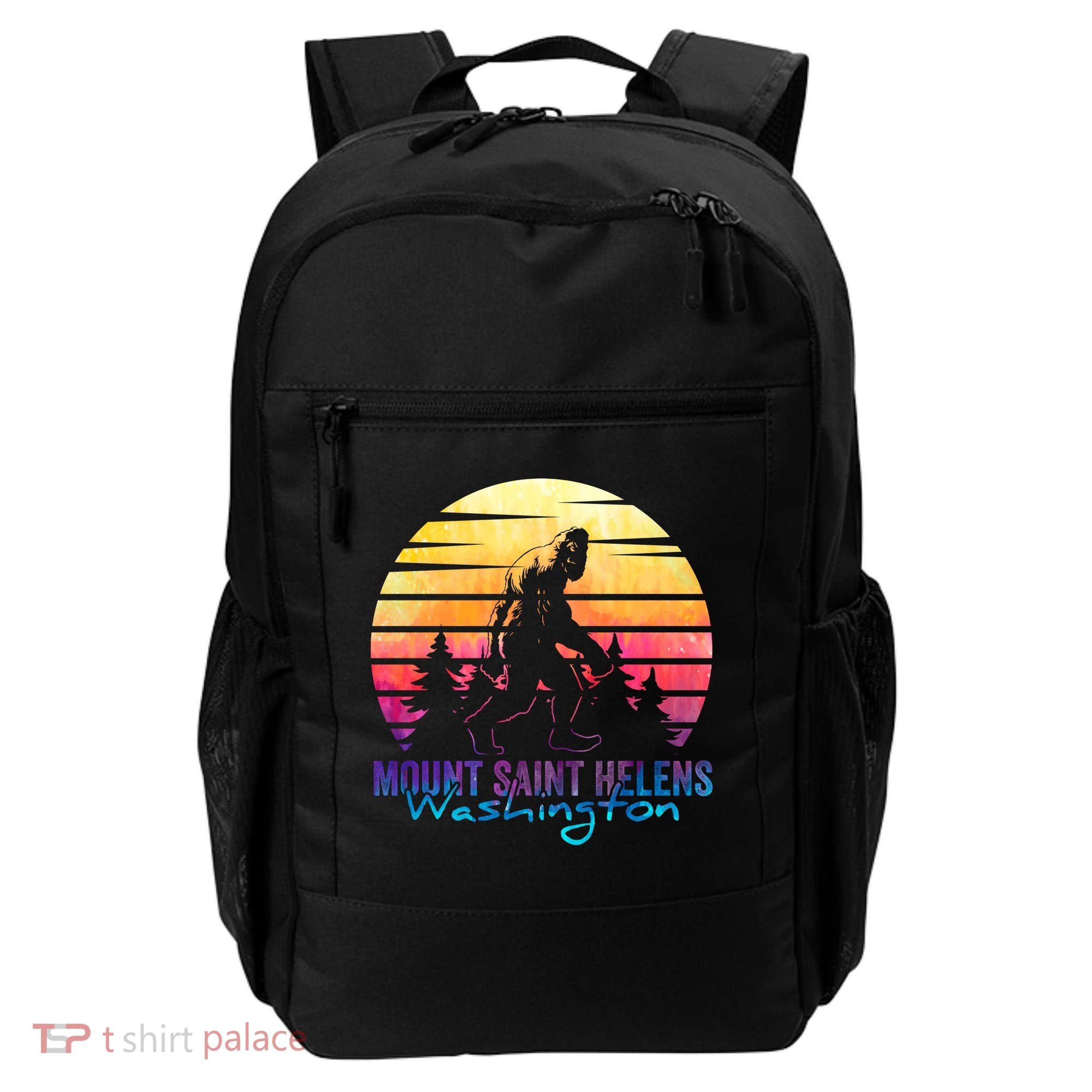 Mount Saint Helens Washington National Park Retro 80's Backpack