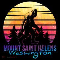 Mount Saint Helens Washington National Park Retro 80's Coffee Mug thumb 5