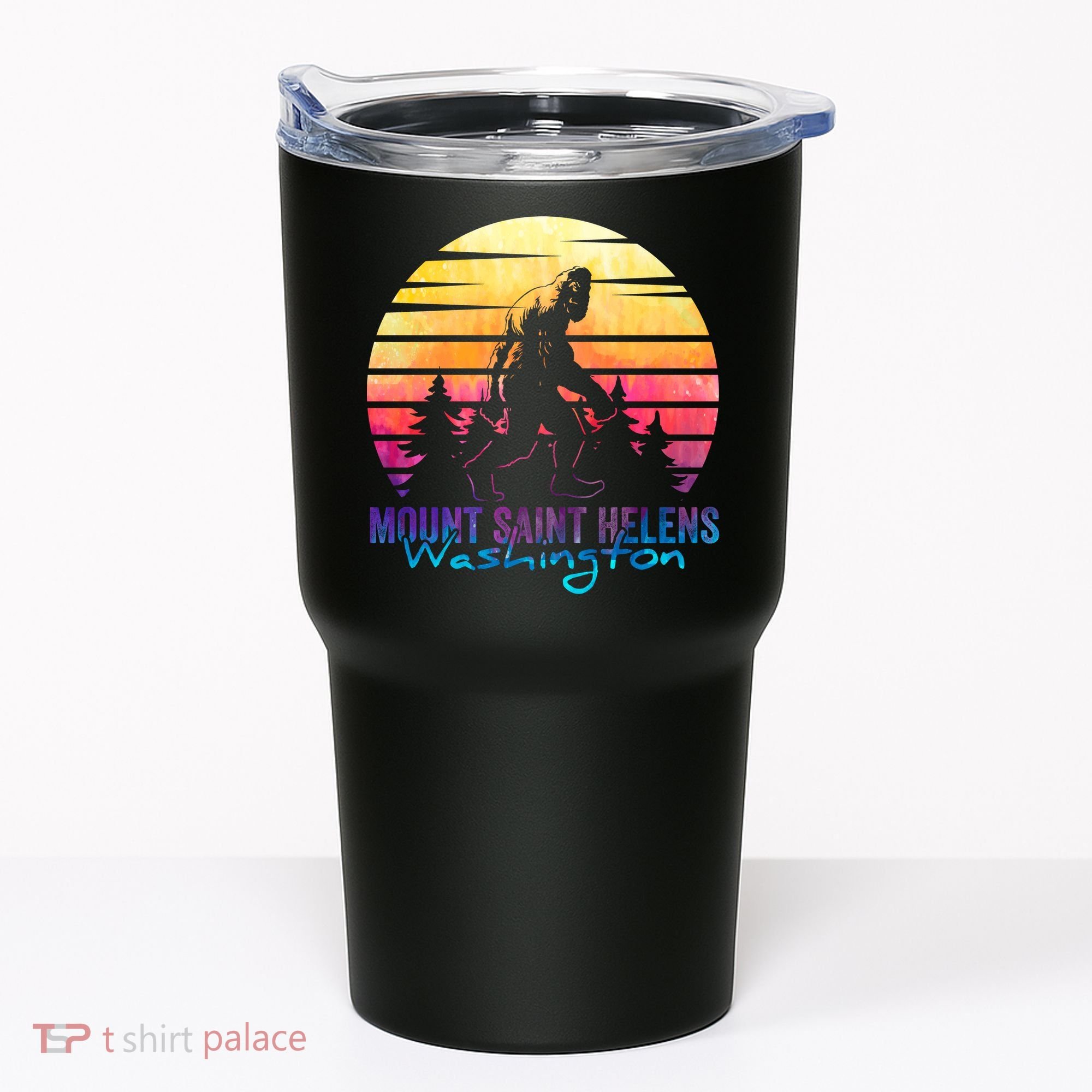 Mount Saint Helens Washington National Park Retro 80's Tumbler