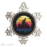 Mount Saint Helens Washington National Park Retro 80's Ornament thumb 0