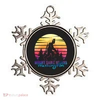 Mount Saint Helens Washington National Park Retro 80's Ornament thumb 0