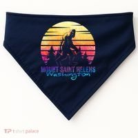 Mount Saint Helens Washington National Park Retro 80's USA-Made Doggie Bandana thumb 0