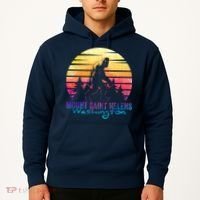 Mount Saint Helens Washington National Park Retro 80's Hoodie thumb 2