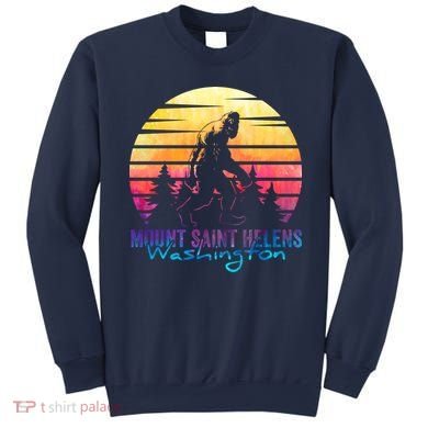 Mount Saint Helens Washington National Park Retro 80's Sweatshirt
