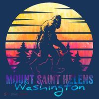 Mount Saint Helens Washington National Park Retro 80's T-Shirt thumb 7