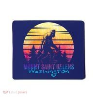 Mount Saint Helens Washington National Park Retro 80's Mousepad thumb 0