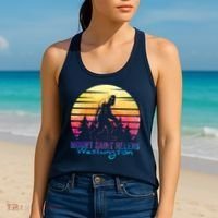 Mount Saint Helens Washington National Park Retro 80's Women's Tank Top thumb 2