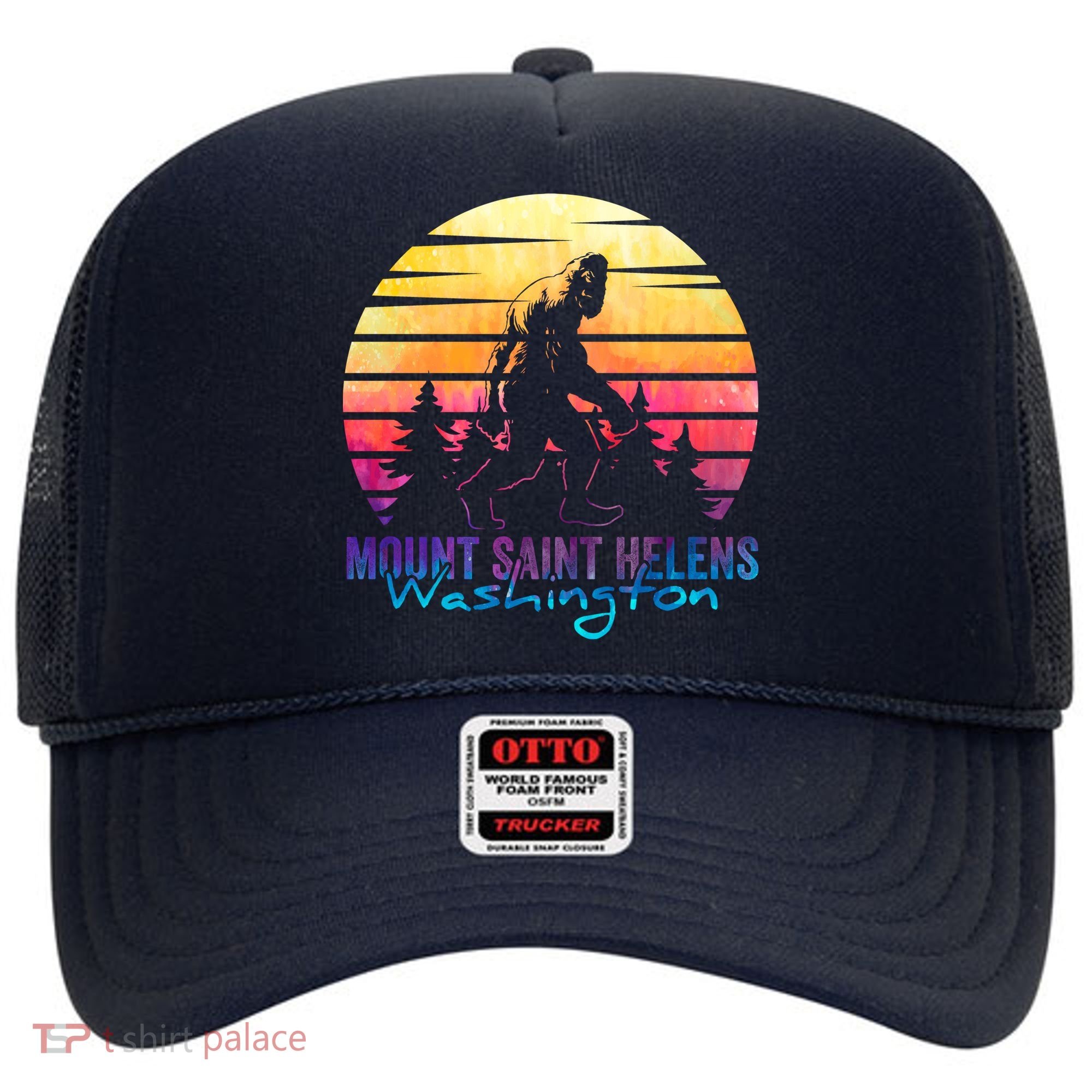 Mount Saint Helens Washington National Park Retro 80's Hat