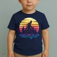 Mount Saint Helens Washington National Park Retro 80's Toddler T-Shirt thumb 2