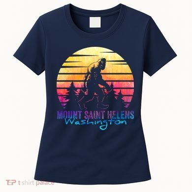 Mount Saint Helens Washington National Park Retro 80's Women's T-Shirt