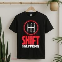 Mens Shift Happens Funny Mechanic Car Lover T-Shirt thumb 2
