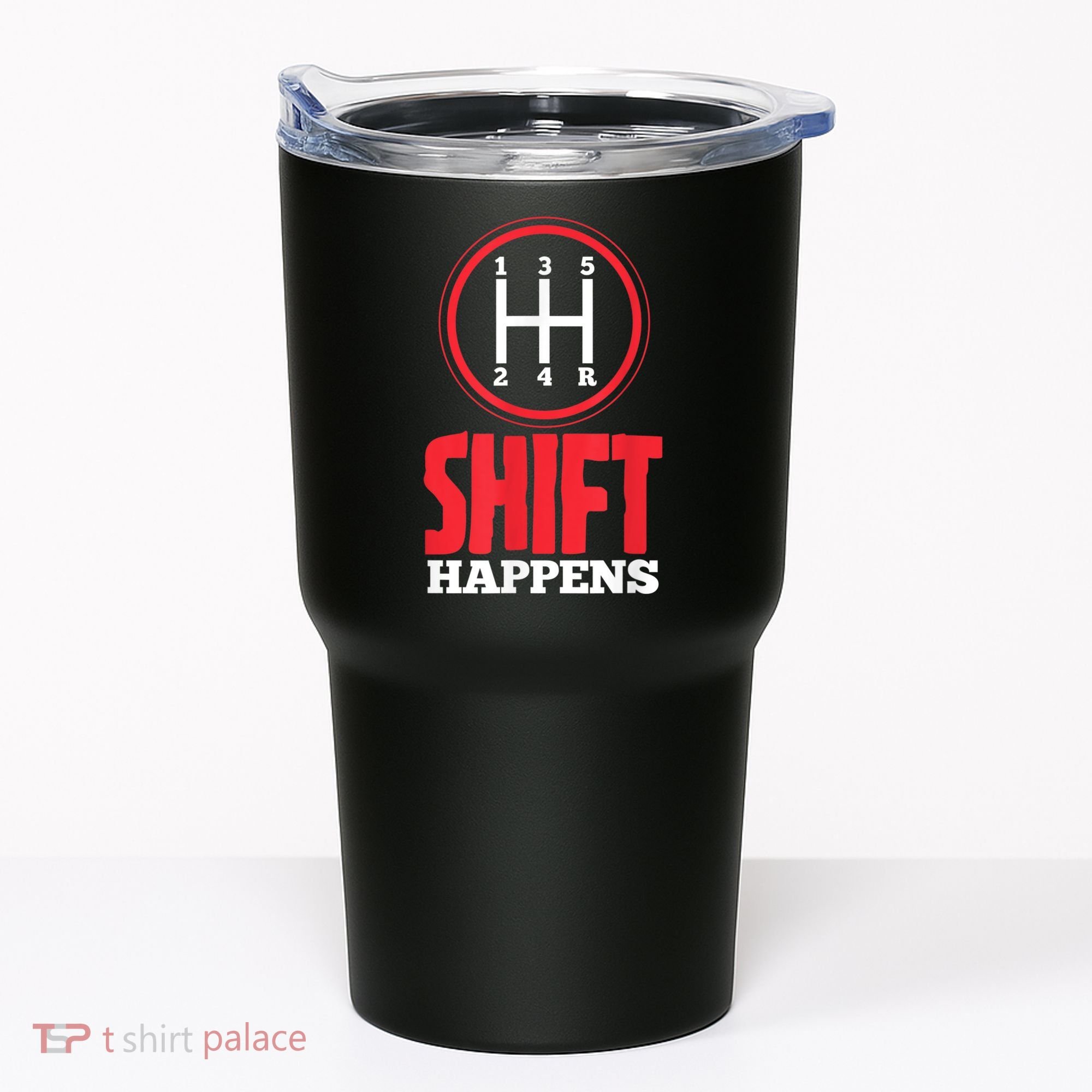 Mens Shift Happens Funny Mechanic Car Lover Tumbler