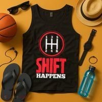Mens Shift Happens Funny Mechanic Car Lover Tank Top thumb 4