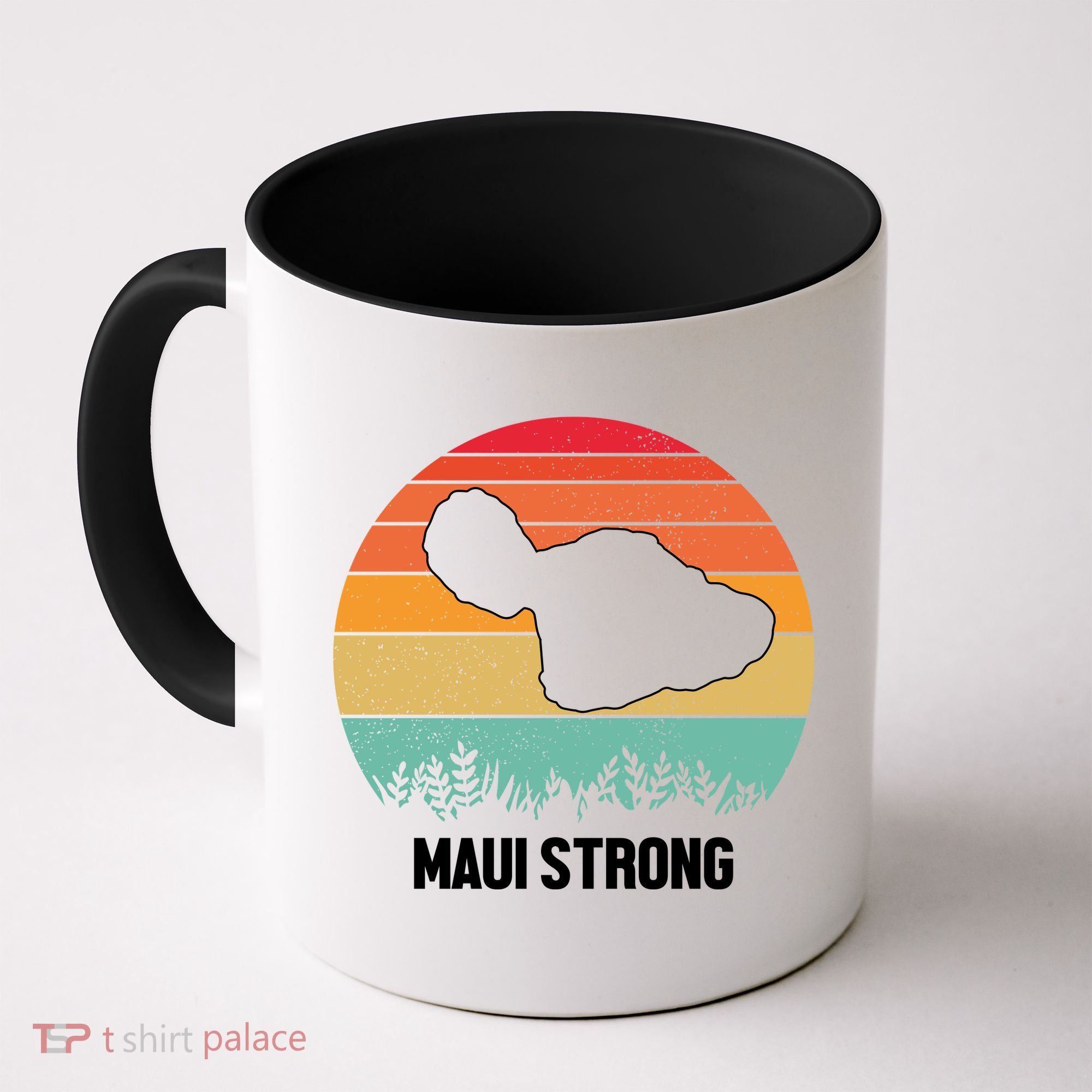 Maui Strong Hawaii Wildfire Sunset Coffee Mug