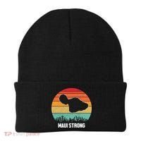 Maui Strong Hawaii Wildfire Sunset Beanie thumb 0