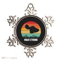Maui Strong Hawaii Wildfire Sunset Ornament thumb 0