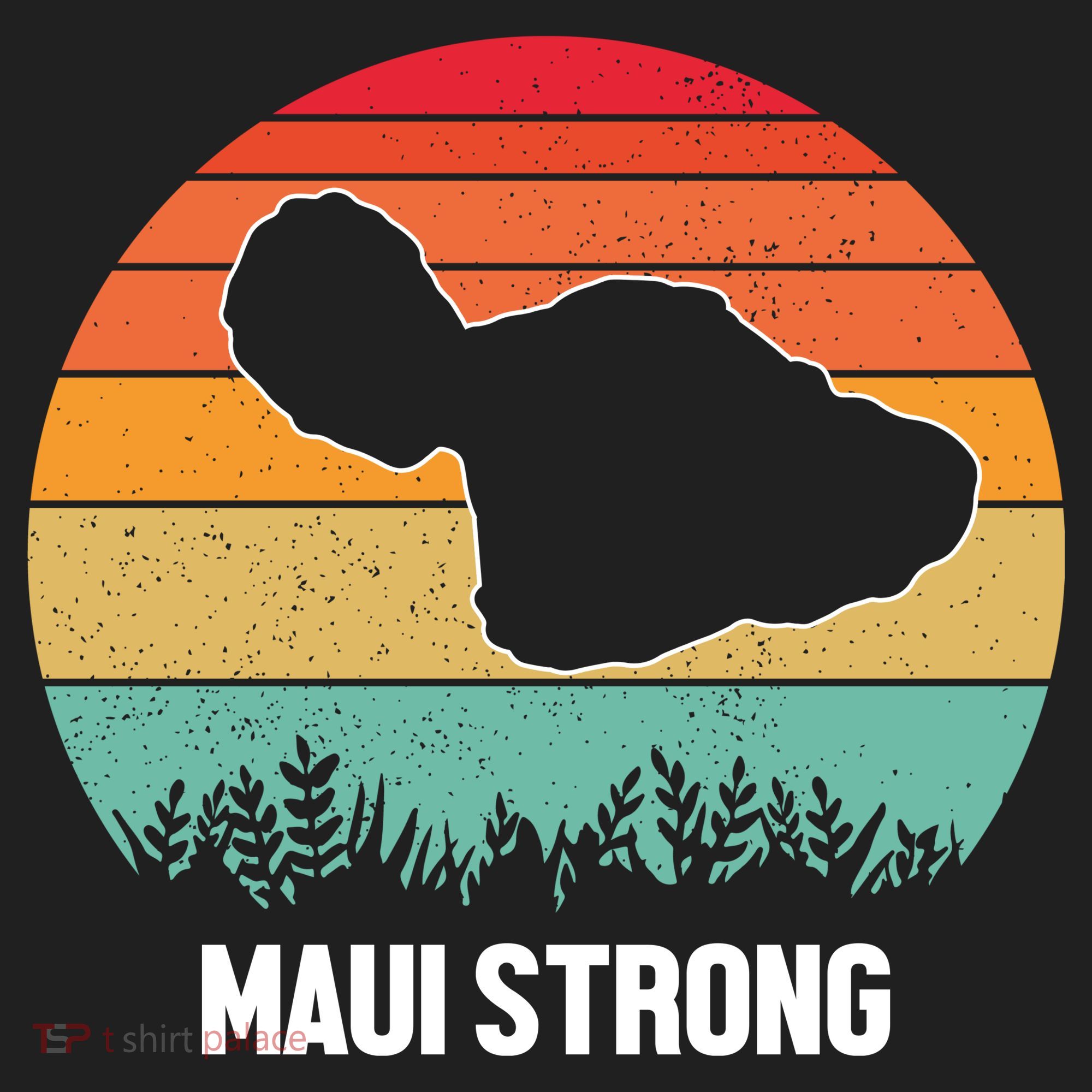 Maui Strong Hawaii Wildfire Sunset Hat