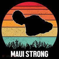 Maui Strong Hawaii Wildfire Sunset Toddler Hoodie thumb 2