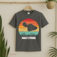 Maui Strong Hawaii Wildfire Sunset T-Shirt thumb 2