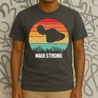 Maui Strong Hawaii Wildfire Sunset T-Shirt thumb 3