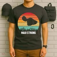 Maui Strong Hawaii Wildfire Sunset T-Shirt thumb 6