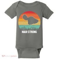 Maui Strong Hawaii Wildfire Sunset Baby Bodysuit thumb 0