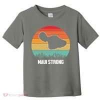 Maui Strong Hawaii Wildfire Sunset Toddler T-Shirt thumb 0