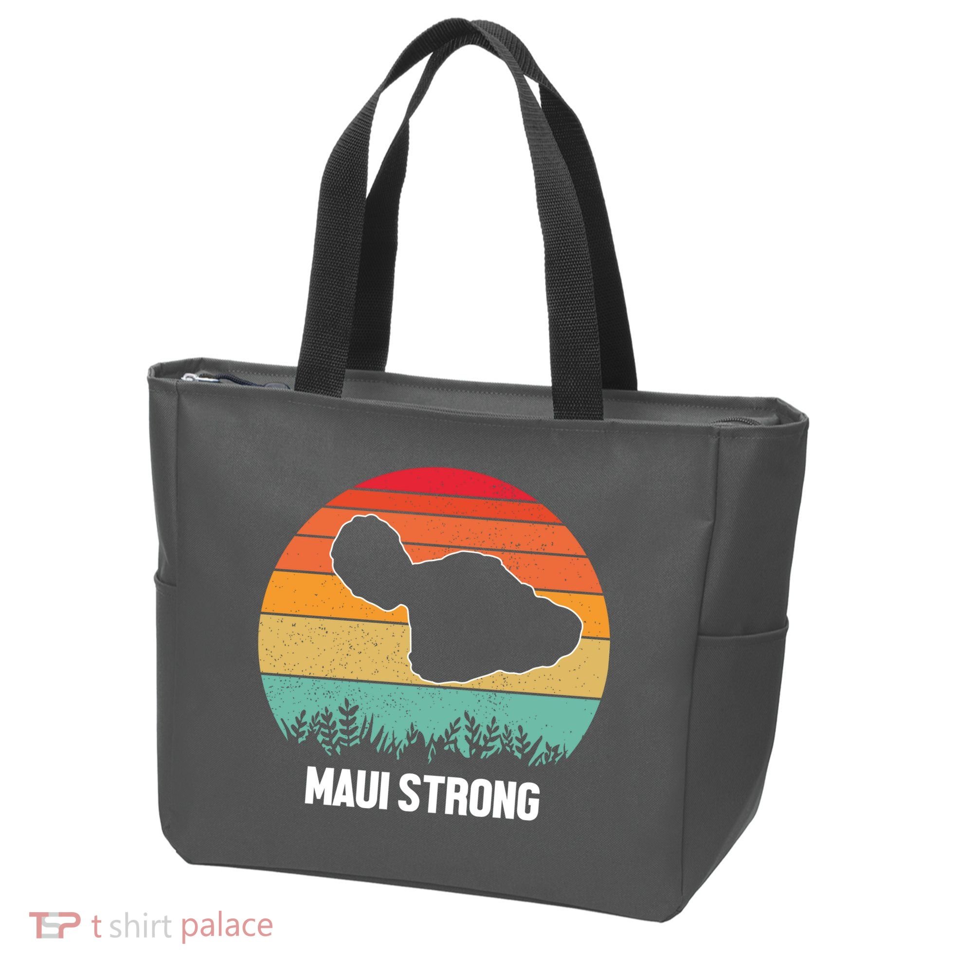Maui Strong Hawaii Wildfire Sunset Tote Bag
