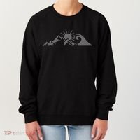 Mountains & Sea Hiking Surfer Climbing Hiker Nature Outdoor Women's Sweatshirt thumb 0