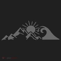Mountains & Sea Hiking Surfer Climbing Hiker Nature Outdoor Women's Sweatshirt thumb 2