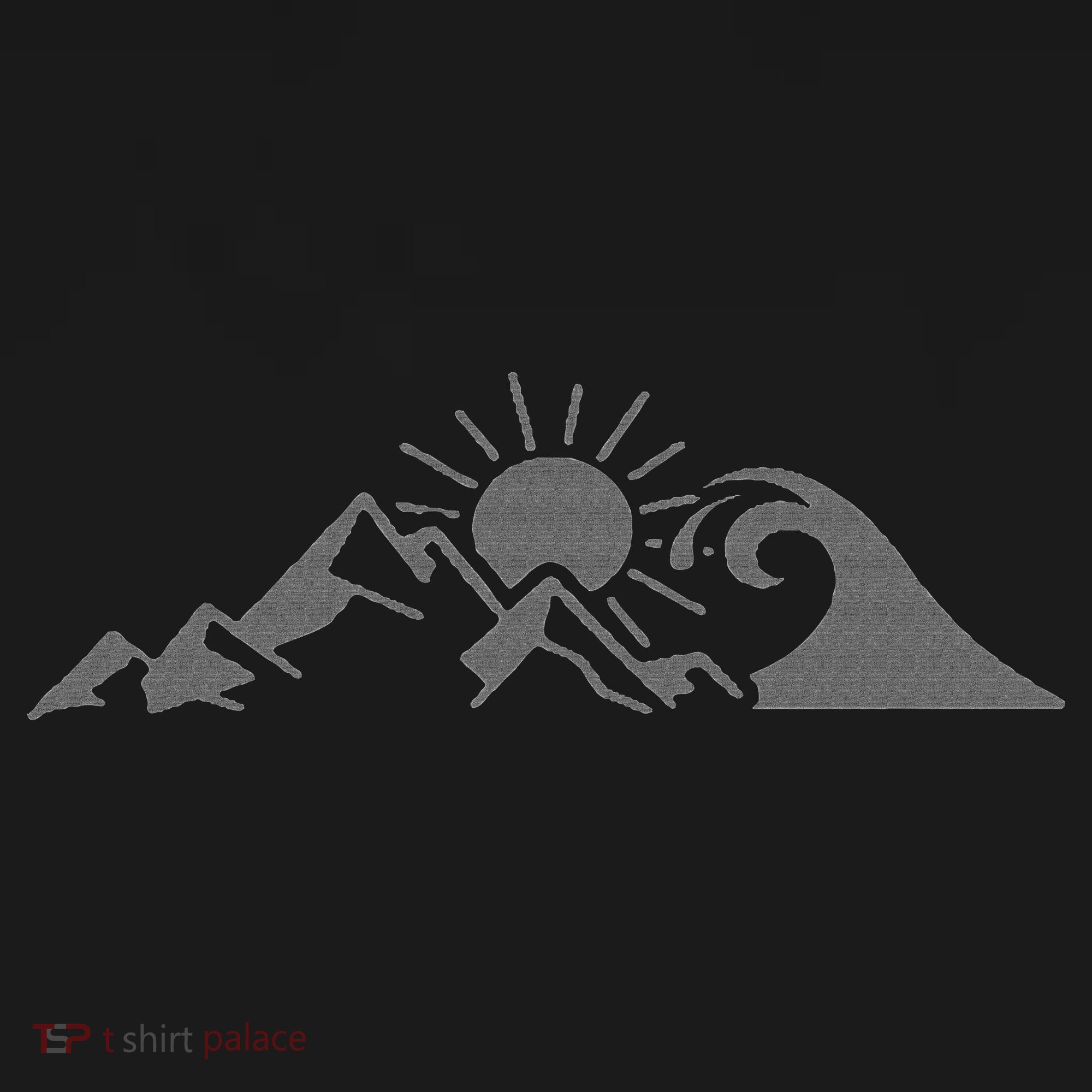 Mountains & Sea Hiking Surfer Climbing Hiker Nature Outdoor T-Shirt