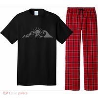 Mountains & Sea Hiking Surfer Climbing Hiker Nature Outdoor Pajama Set thumb 0