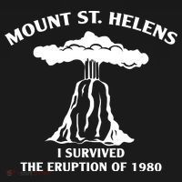 Mount St Helens I Survived The Eruption Of 1980 Women's Hoodie thumb 2