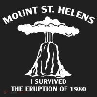 Mount St Helens I Survived The Eruption Of 1980 Hat thumb 2