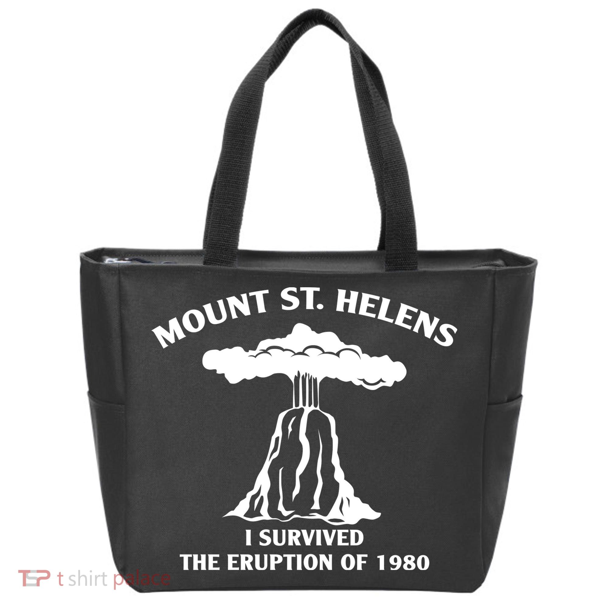 Mount St Helens I Survived The Eruption Of 1980 Tote Bag