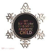 My Soninlaw Is My Favorite Child Funny Present Ornament thumb 0