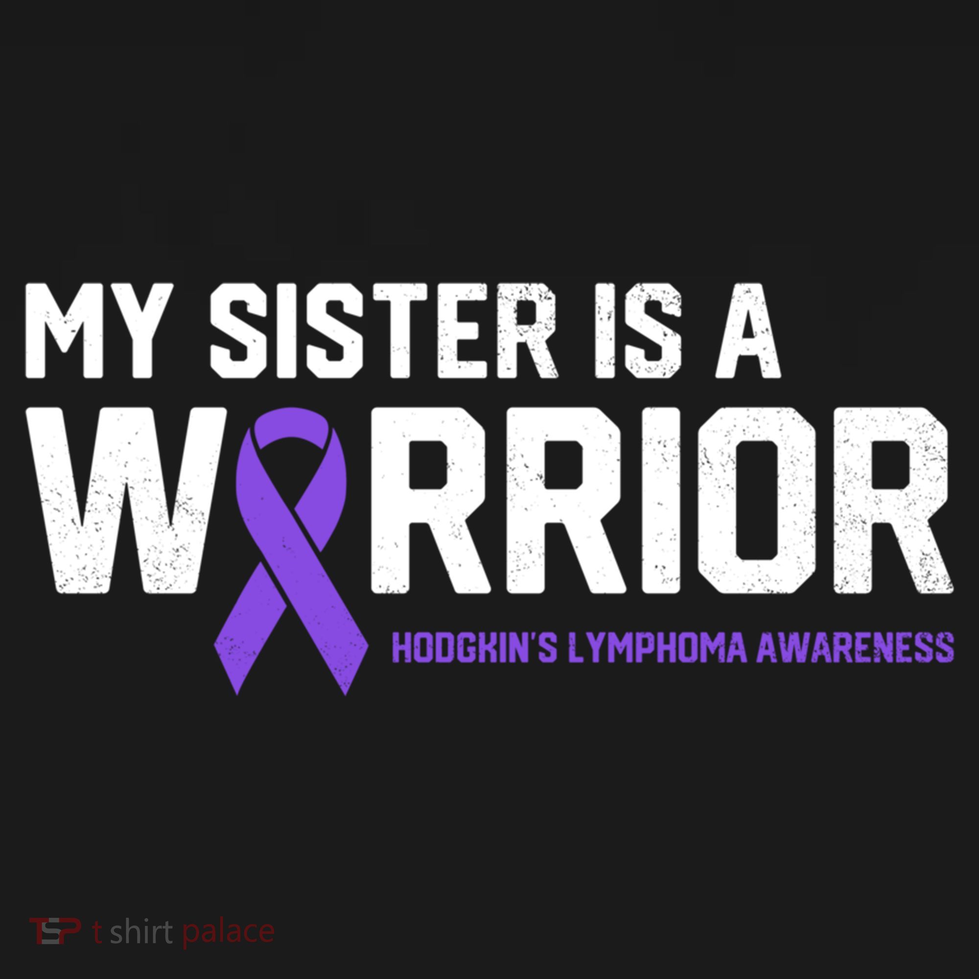 My Sister Is A Warrior Hodgkin's Lymphoma Cancer Awareness Gift Ornament