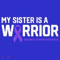 My Sister Is A Warrior Hodgkin's Lymphoma Cancer Awareness Gift Women's Tank Top thumb 5