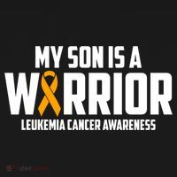 My Son Is A Warrior Leukemia Cancer Blood Awareness Month Gift Backpack thumb 2