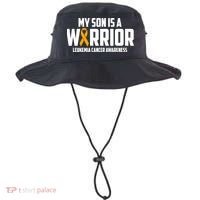 My Son Is A Warrior Leukemia Cancer Blood Awareness Month Gift Bucket Hat thumb 0