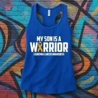My Son Is A Warrior Leukemia Cancer Blood Awareness Month Gift Women's Tank Top thumb 3