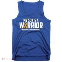 My Son Is A Warrior Leukemia Cancer Blood Awareness Month Gift Tank Top thumb 0