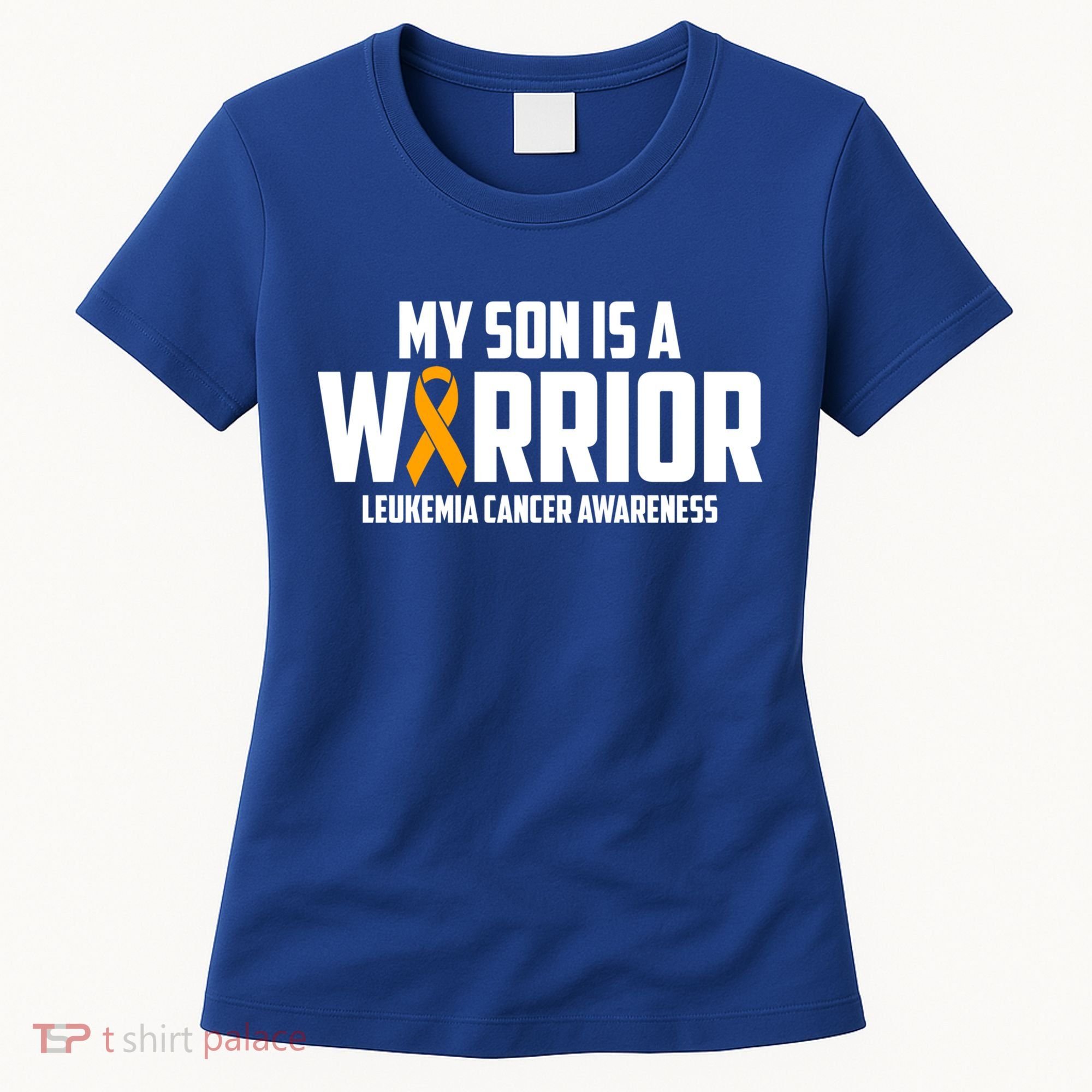 My Son Is A Warrior Leukemia Cancer Blood Awareness Month Gift Women's T-Shirt