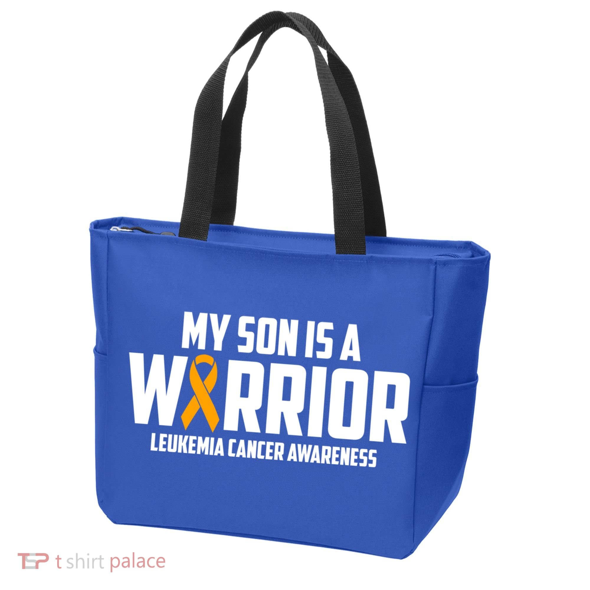 My Son Is A Warrior Leukemia Cancer Blood Awareness Month Gift Tote Bag