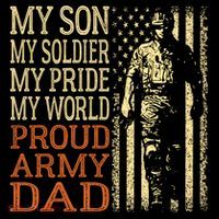 My Son Is A Soldier Hero Proud Army Dad Us Military Father Great Gift Coffee Mug thumb 5