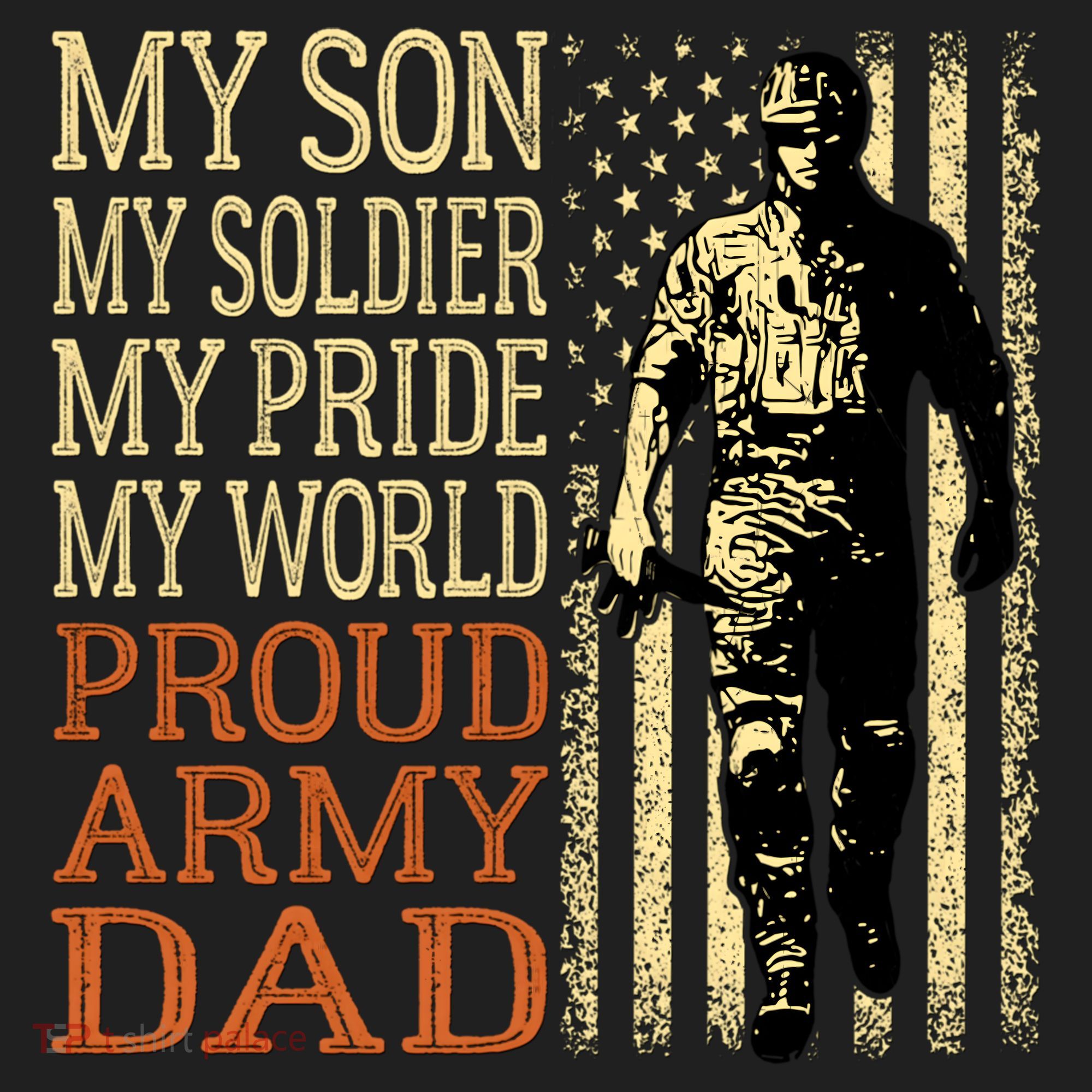 My Son Is A Soldier Hero Proud Army Dad Us Military Father Great Gift Beanie