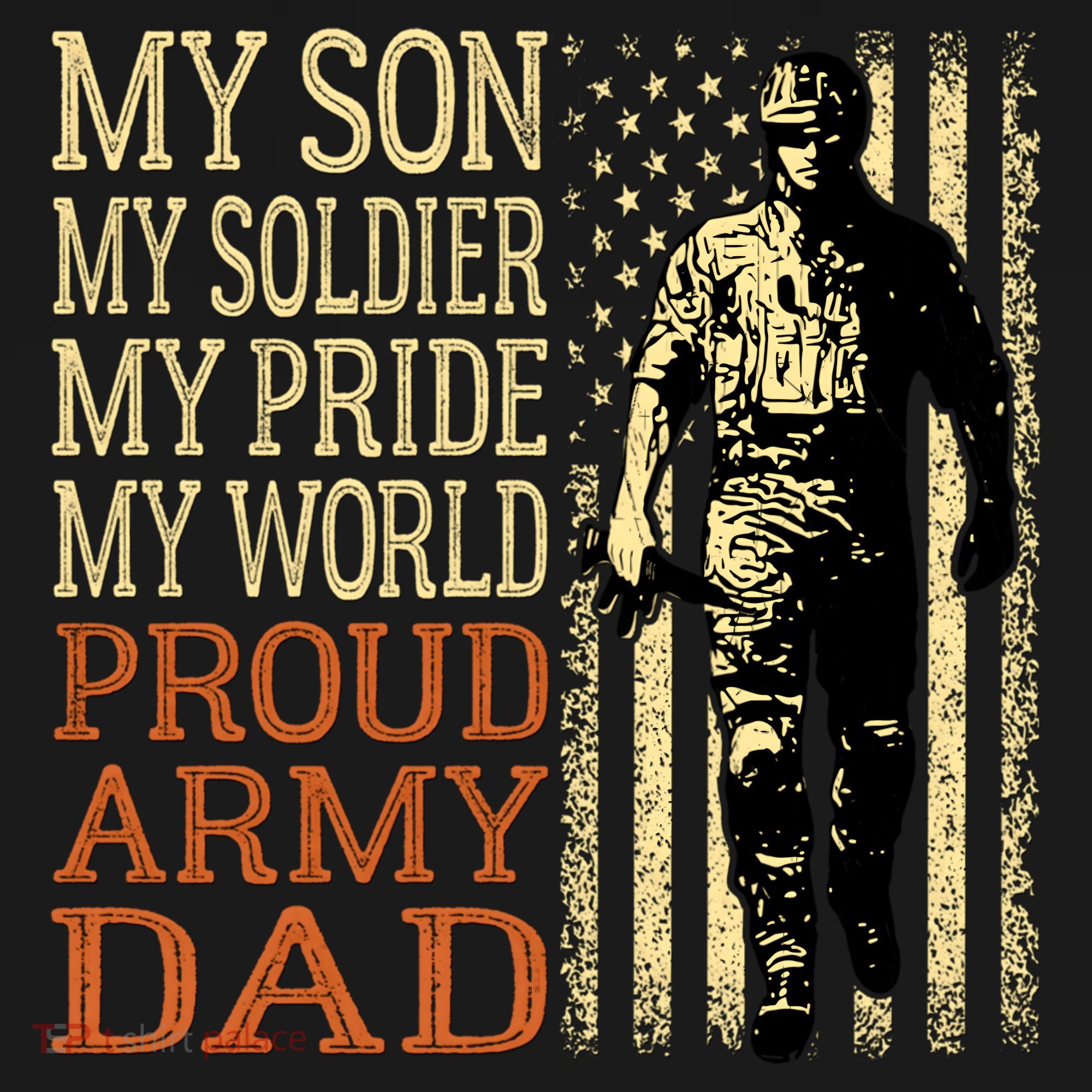 My Son Is A Soldier Hero Proud Army Dad Us Military Father Great Gift Ornament