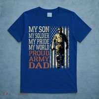 My Son Is A Soldier Hero Proud Army Dad Us Military Father Great Gift T-Shirt thumb 5