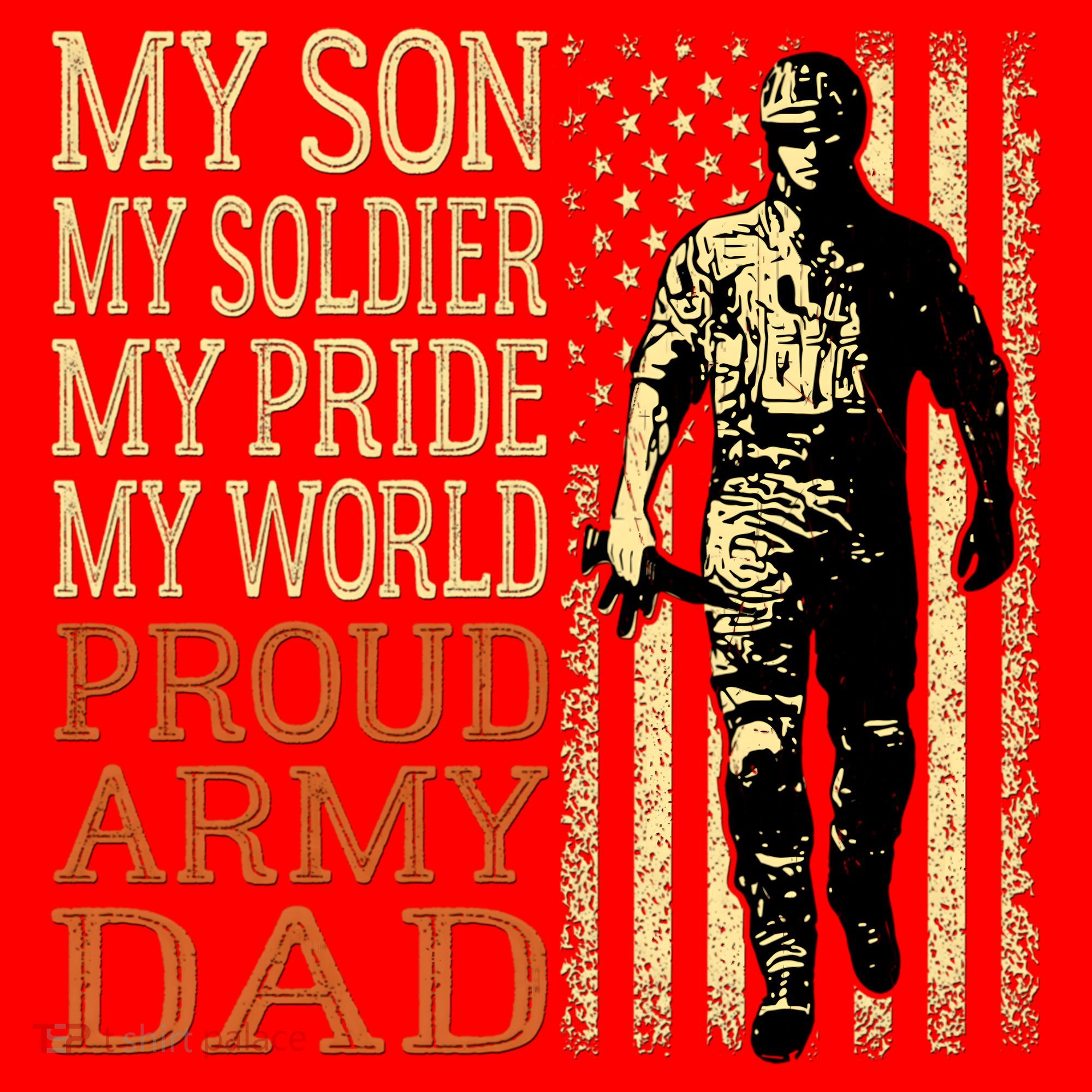 My Son Is A Soldier Hero Proud Army Dad Us Military Father Great Gift Santa Hat