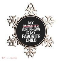 My Son In Law Is My Favorite Child Funny Ornament thumb 0